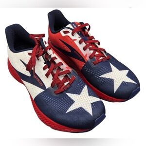 Brooks Women’s Launch 8 Red and Blue Star Running Shoes - Size 7 (US)